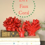 diy faux coral,pottery barn knock offcoral,polymer clay coral,how to make faux coral