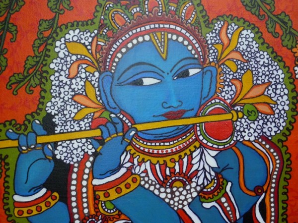 Kerala Mural Designs   Krishna