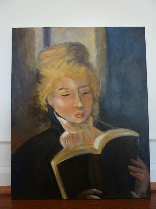 acrylic painting progress Art Class Progress.....