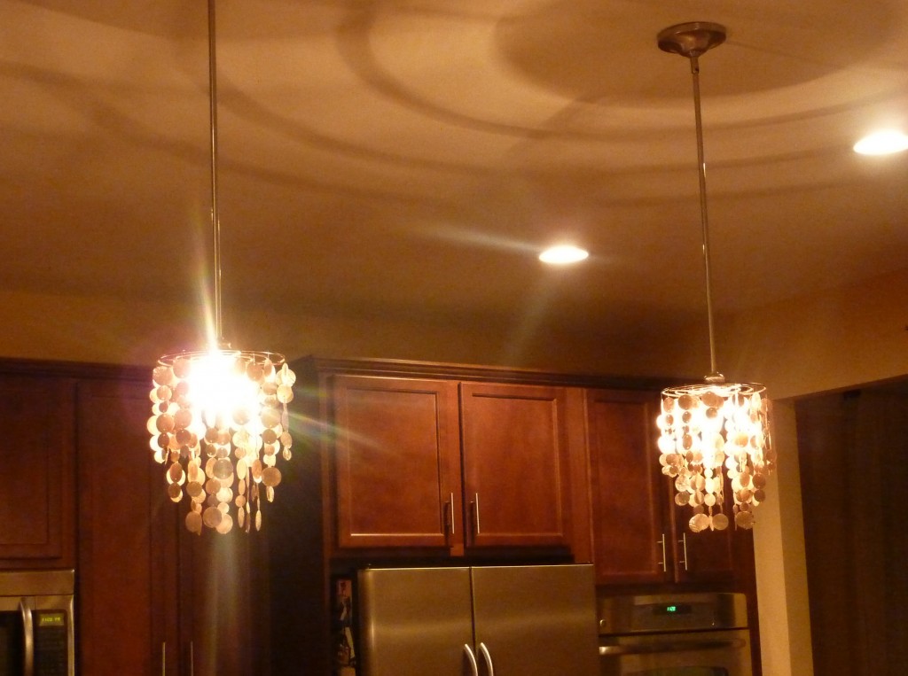 The Easiest Way to Make a Capiz Chandelier
