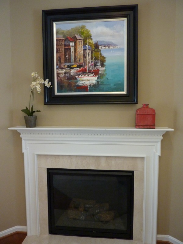 Simple Fireplace Mantel