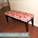 Bench makeover,reupholster furniture