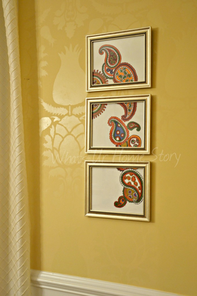 DIY Paisley Pattern Art for $5!