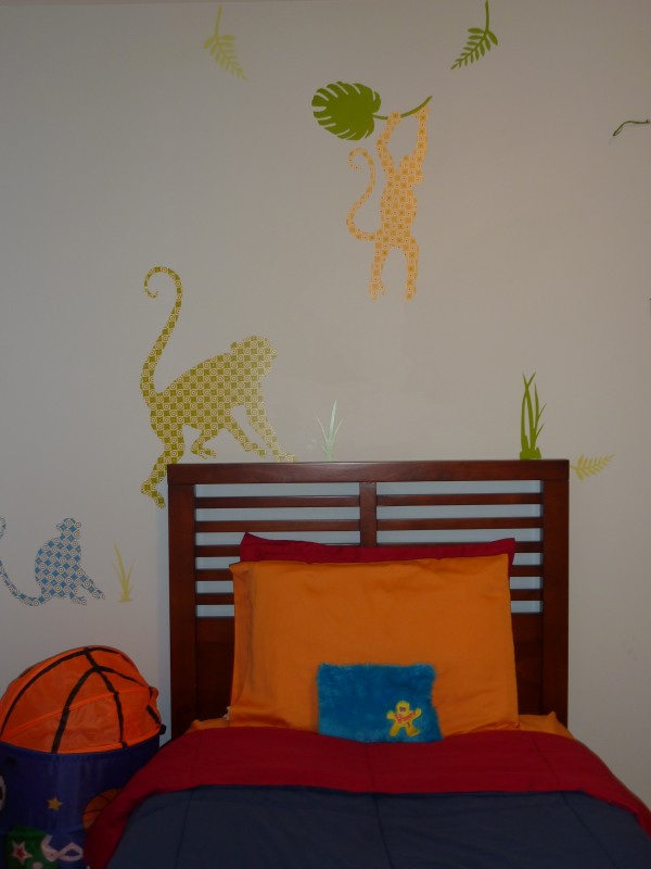 Monkey Wall Decals for Boys Room