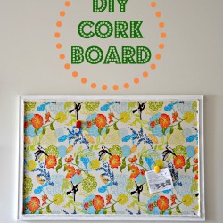 diy cork board, how to make a diy cork board, cork board redo, diy cork board