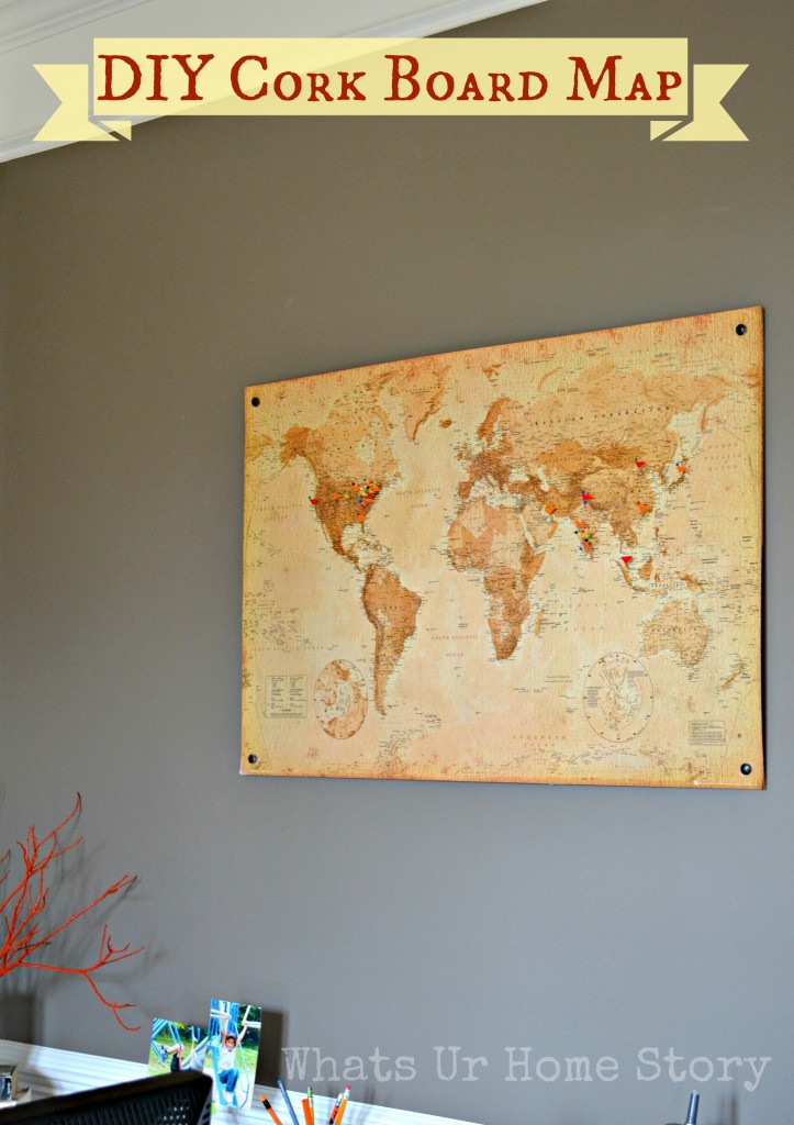 DIY Cork Board Map