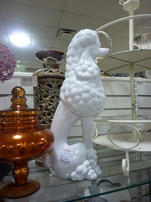 ceramic poodle