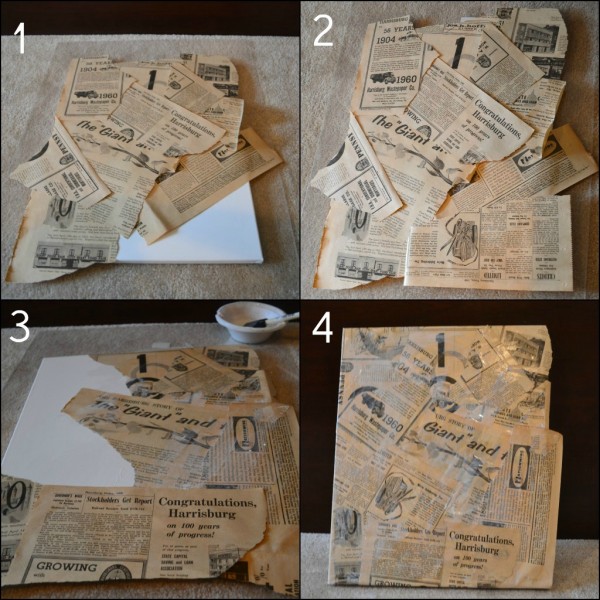 Recycled Newspaper Craft