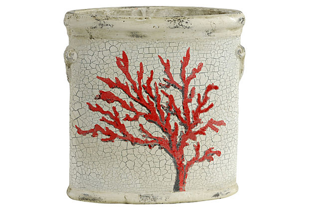 coral vase