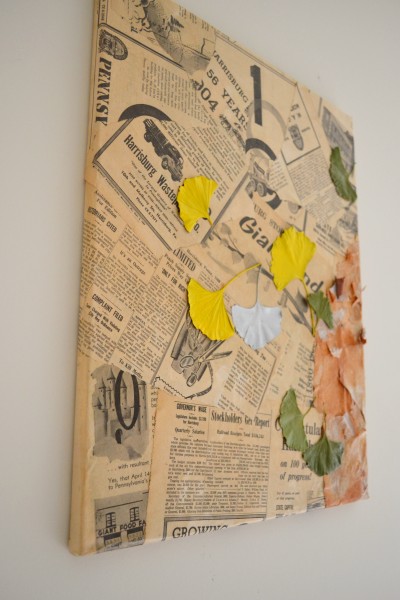 Recycled Newspaper Craft