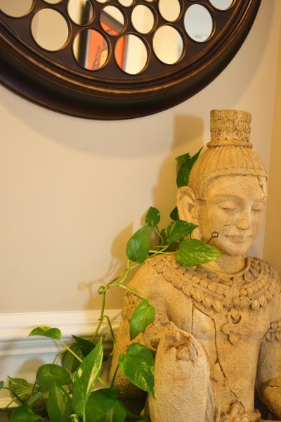 Buddha statue in decor