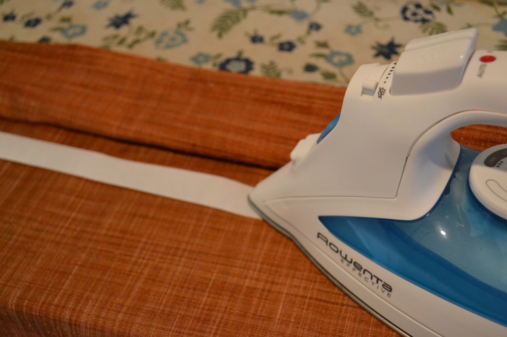 trim curtains How to Hem Curtains the Easy Way