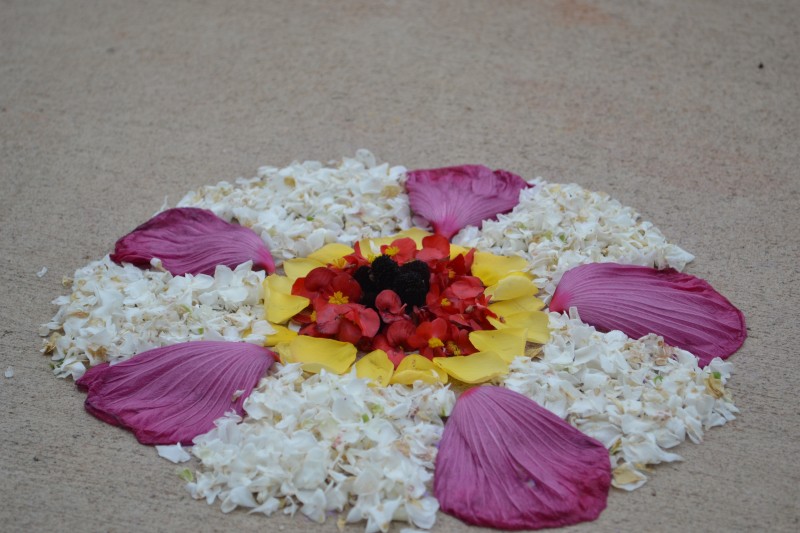 2012 Onam Pookalam