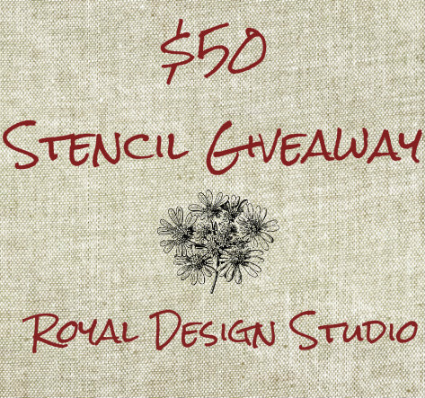 Royal Design Studio Stencil Giveaway