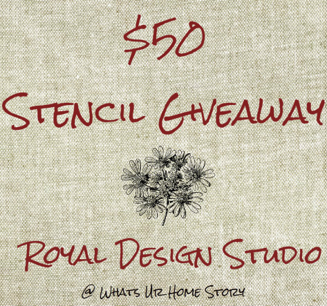 Royal Design Studio Stencil Giveaway