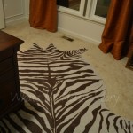 faux zebra hide rug, diy drop cloth rug, diy faux zebra hide