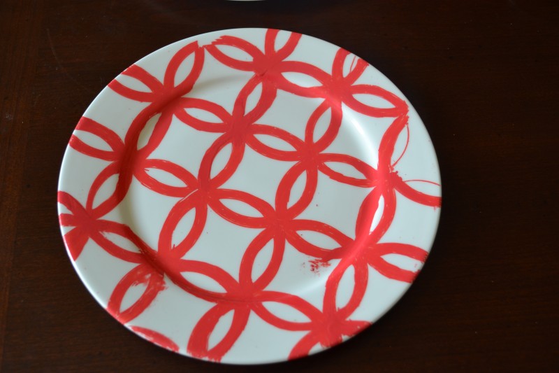 DIY Decoupage Plate