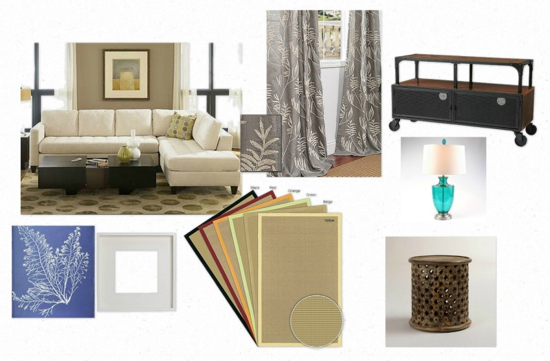 Same Look 4 Less   Neutral Family Room Ideas