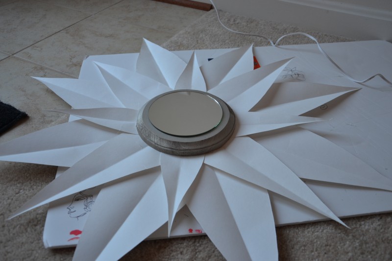 DIY Sunburst Mirror Tutorial