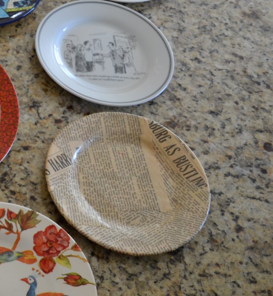 Whats Ur Home Story: decoupage plate