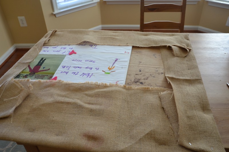burlap sign tutorial The Burlap BOO Sign