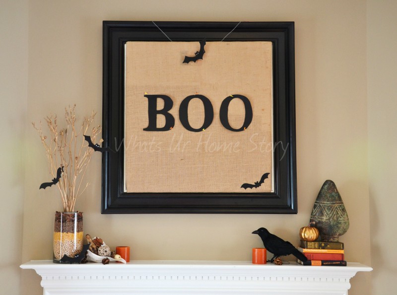 The Burlap BOO Sign