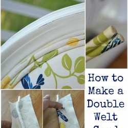 how to make a double welt cord