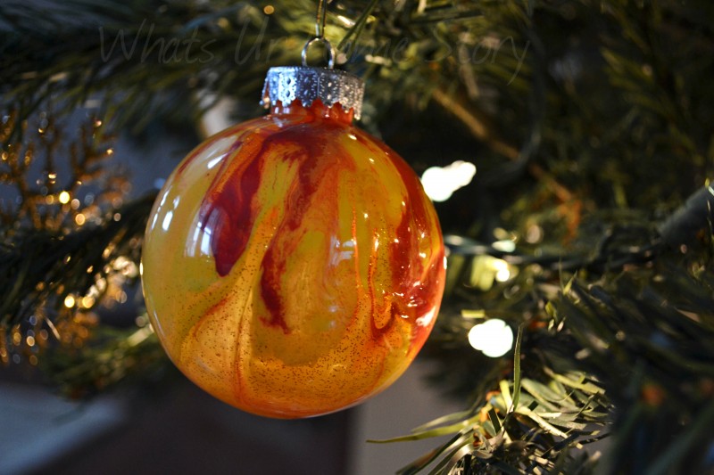 Painted Clear Ornament