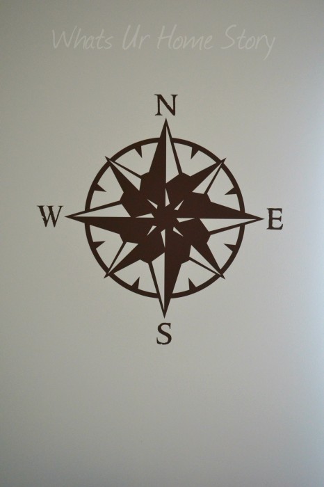 Compass wall decal, how to apply wall decals