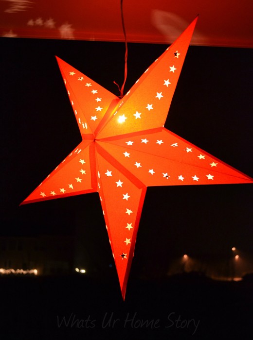 Whats Ur Home Story: Star Paper Lantern, Outside Christmas Decor