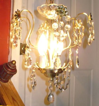 DIY chandelier