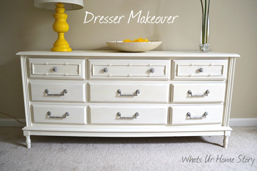 Chalk Paint Dresser Makeover