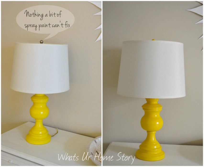 Thrift Store Lamp Makeover