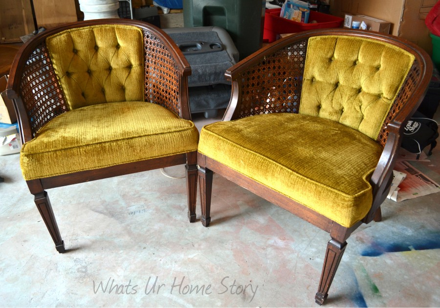 Cane back chairs, Cane back chair makeover