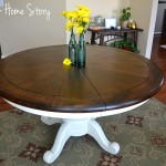 Refinished walnut breakfast table, How to Stain Wood Tutorial, Stain Furniture, chalk paint table makeover