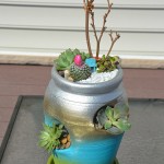 strawberry pot succulent planter, mother's day gift, decorating with succulents, succulent planter,