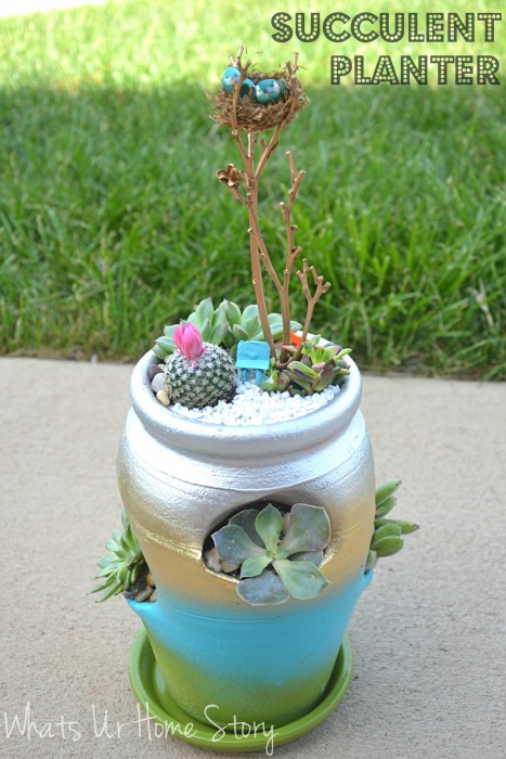 Strawberry Pot Succulent Planter