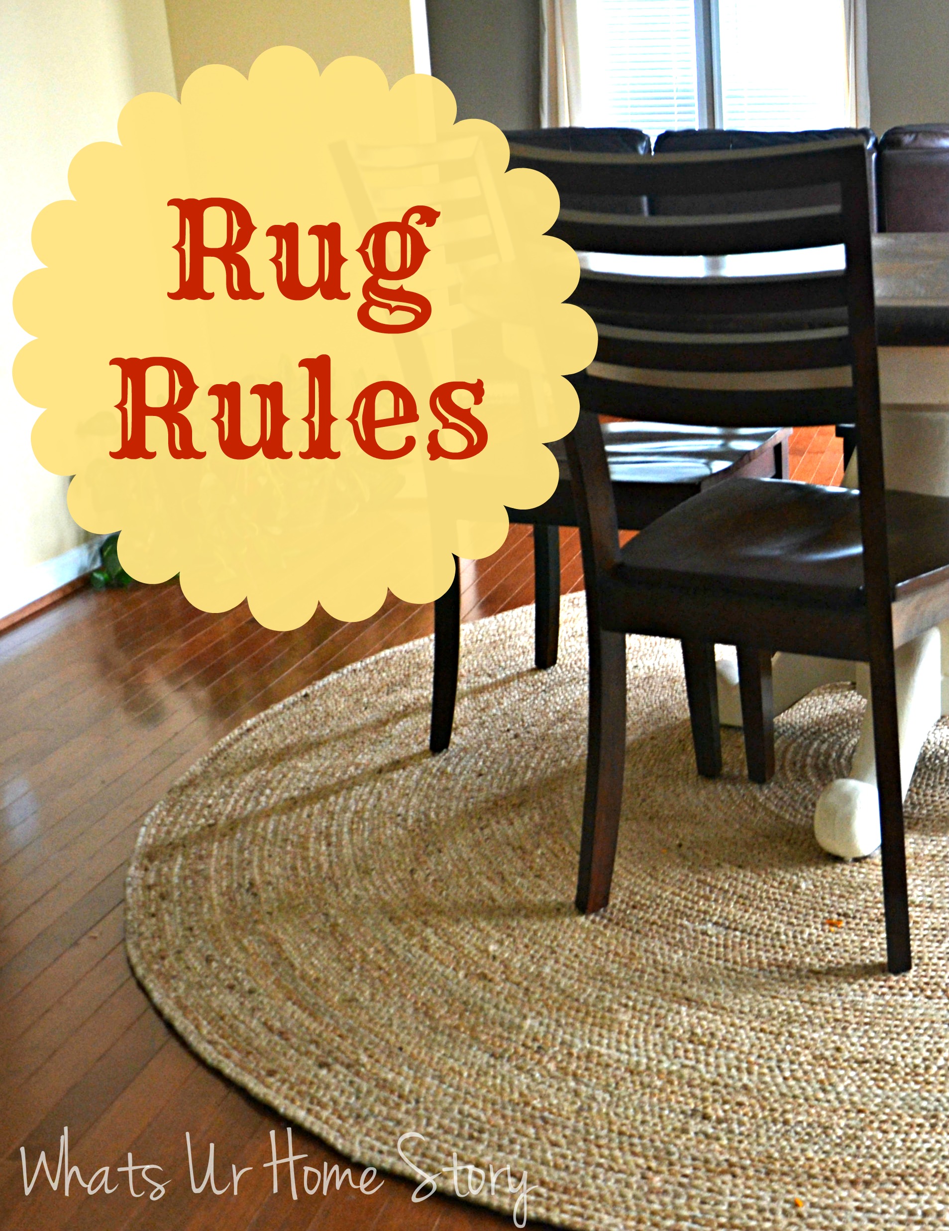 Decorating with rugs, Rug rules, what is the right size for a rug