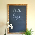 DIY chalkboard, DIY chalkboard tutorial, chalkboard from mirror, chalkboard diy