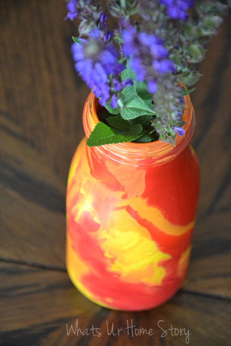 Recycled Bottle Vases, DIY vases, painted bottles as vases