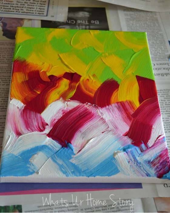 DIY Abstract Painting