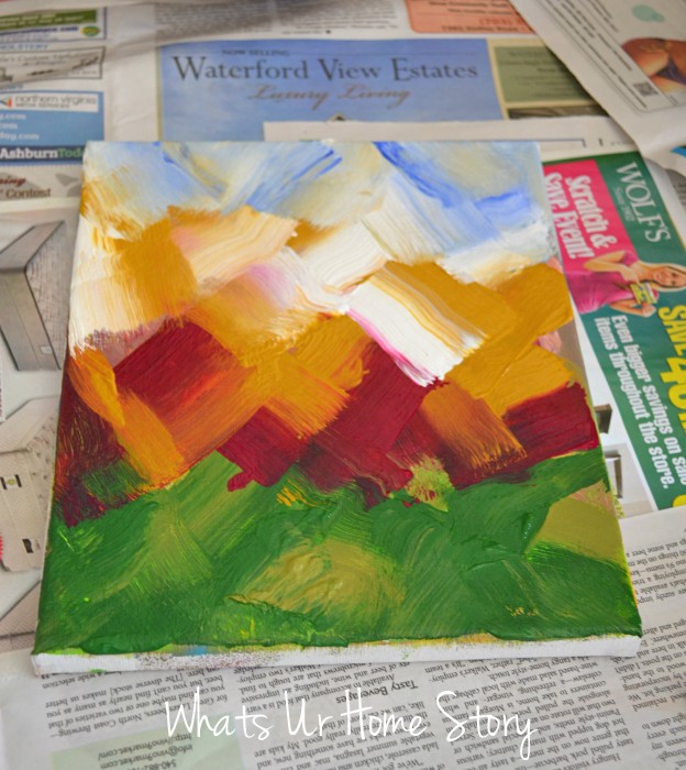 DIY Abstract Painting