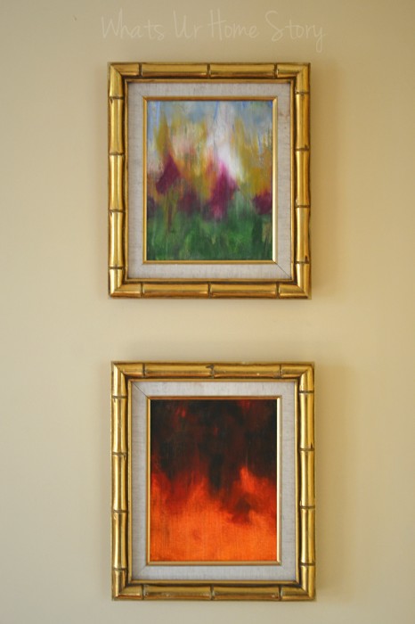 Art on the Wall- Reuse Vintage Frames | Whats Ur Home Story