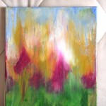 easy diy art, kid friendly abstract, diy abstract painting