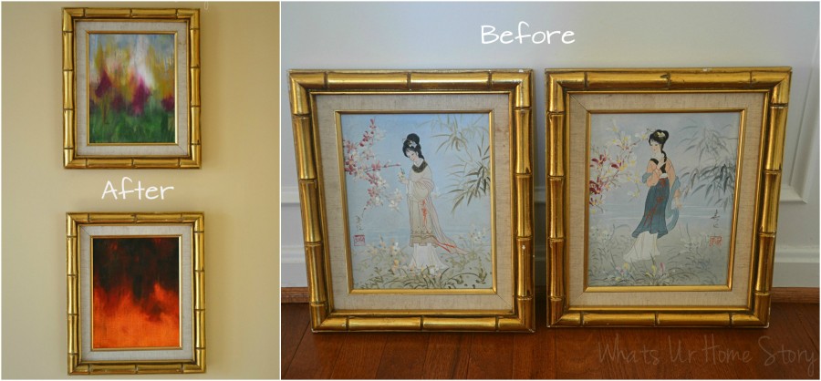 Art on the Wall  Reuse Vintage Frames