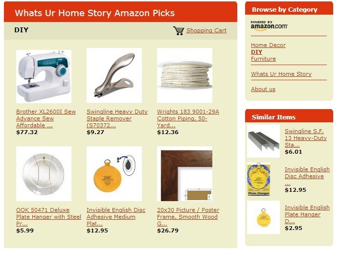 Whats Ur Home Story Amazon Store