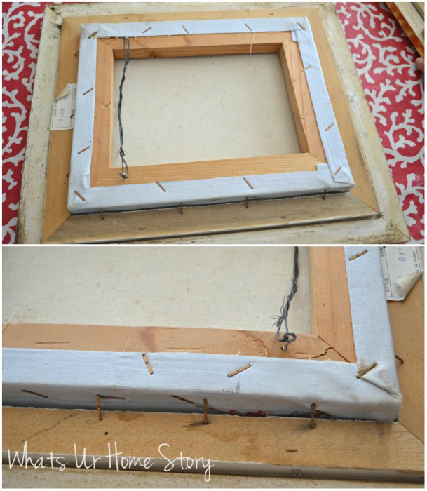 Easy Way to Frame a Canvas Picture