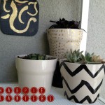 IKEA planter hack, sharpie planters