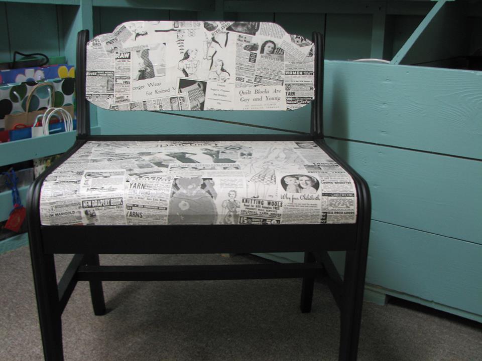 Reader Showcase   Mod Podge Bench