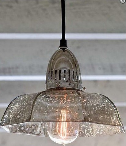 Philips Ant Merc Glass Candy Dish Transitional Pendant Light